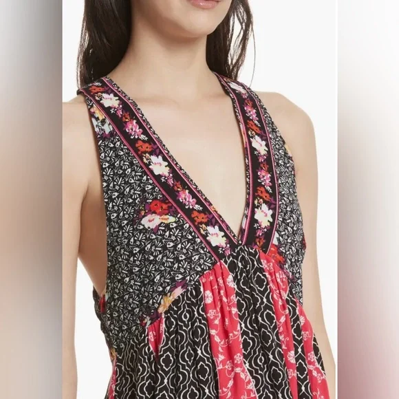 FREE PEOPLE Dream Darlin Printed Racerback Top - Picture 5 of 13